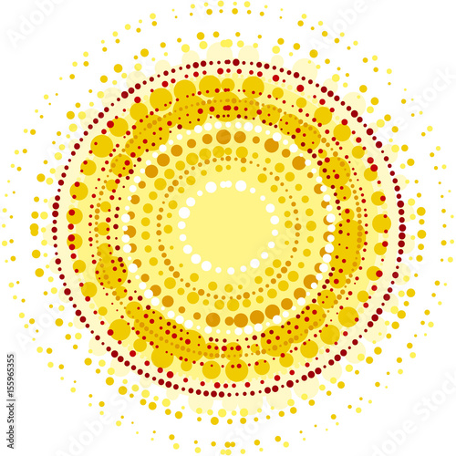Concept abstract sun design...