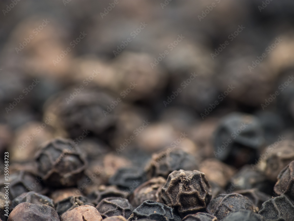 Black Organic Tellicherry Pepper Macro Background Black Organic Tellicherry Pepper Macro Background