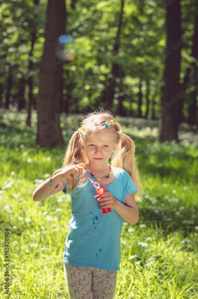 having fun with bubbles