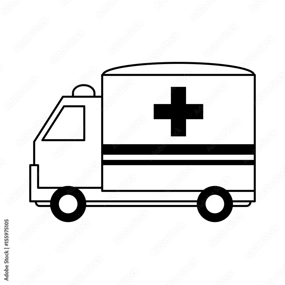 ambulance healthcare related icon image vector illustration design ambulance healthcare related icon image vector illustration design