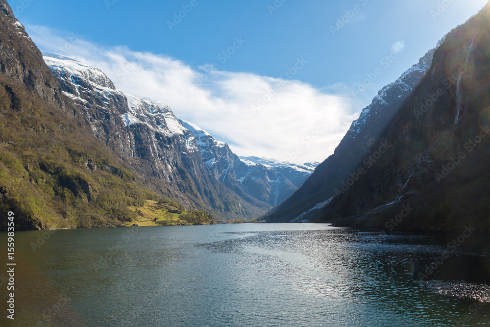 Sognefjord in Norway Sognefjord in Norway