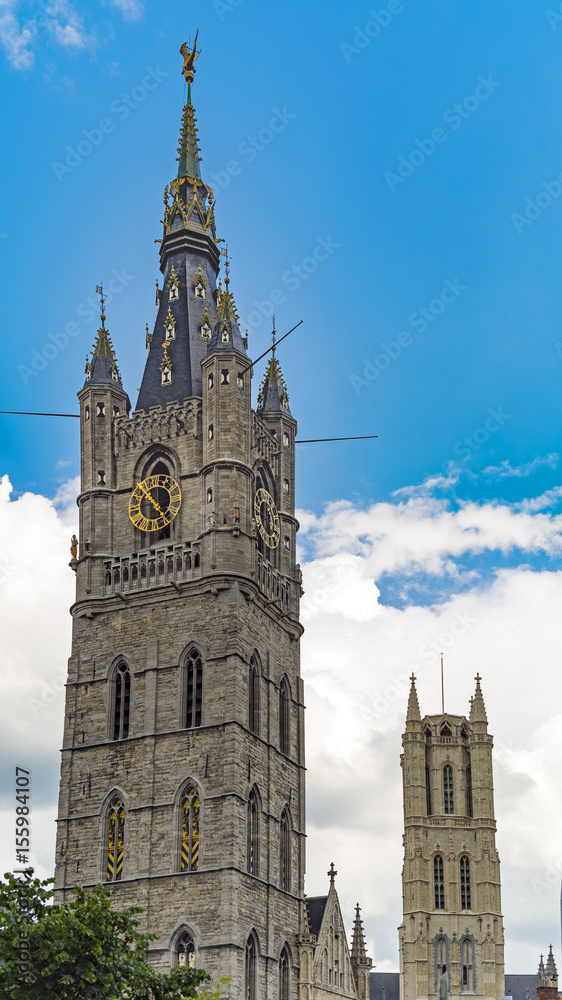 Obraz premium Gent, old town in Belgium