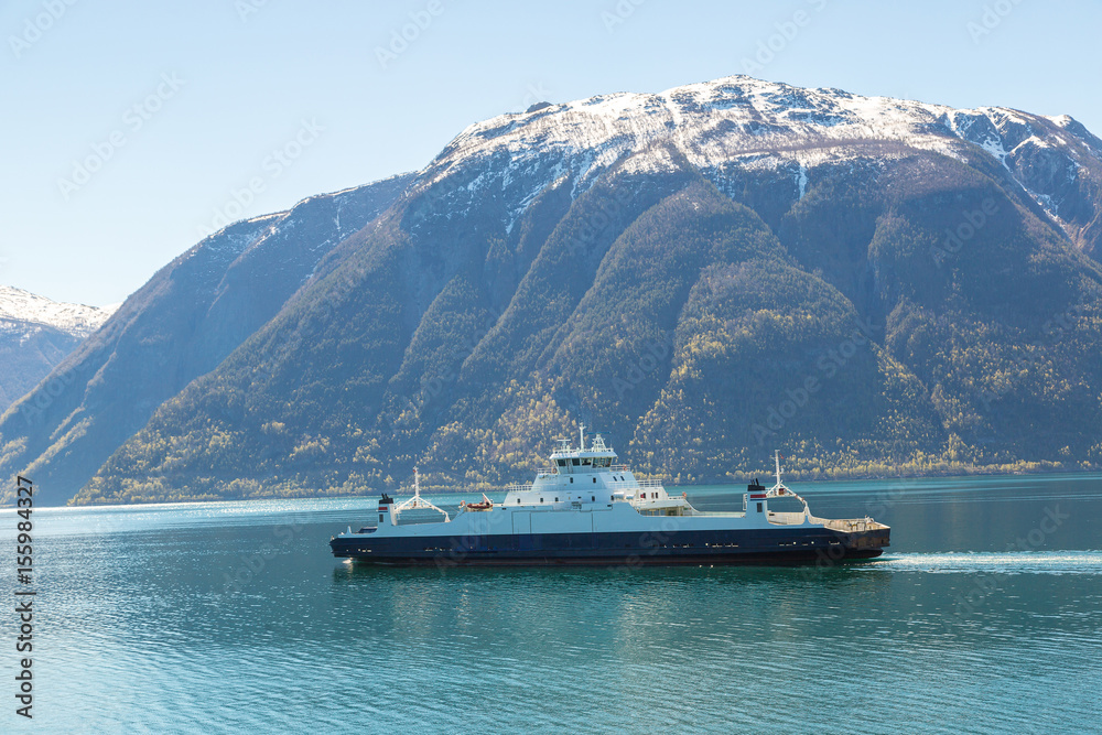 Ferry ship in Norway