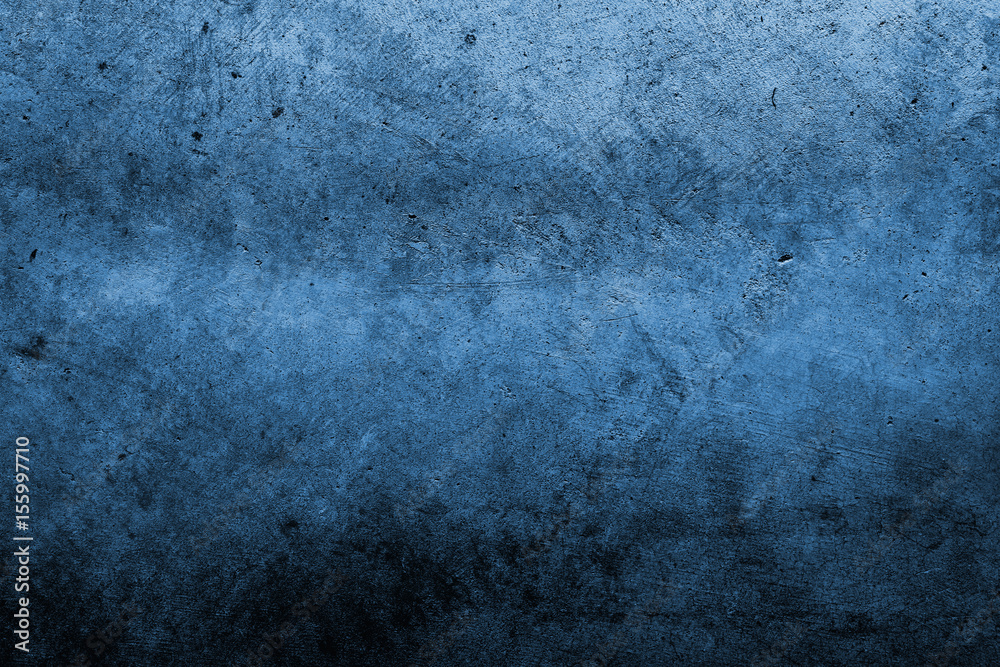 Obraz premium Blue concrete texture wall background