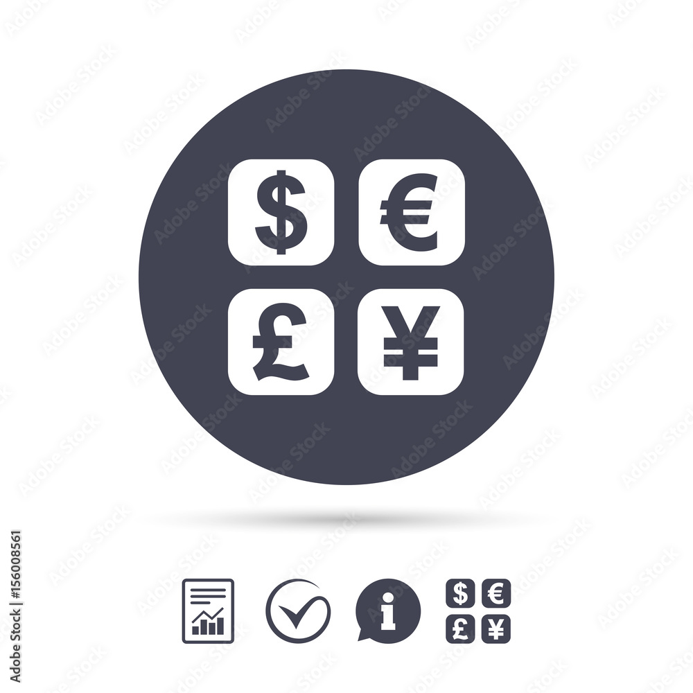 Currency exchange sign icon. Currency converter. Currency exchange sign icon. Currency converter.