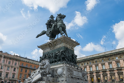 MIlano monumento a VIttorio Emanuele II