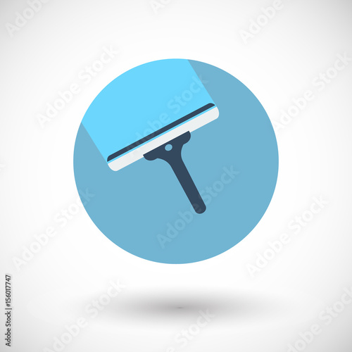 Window scraper vector flat icon