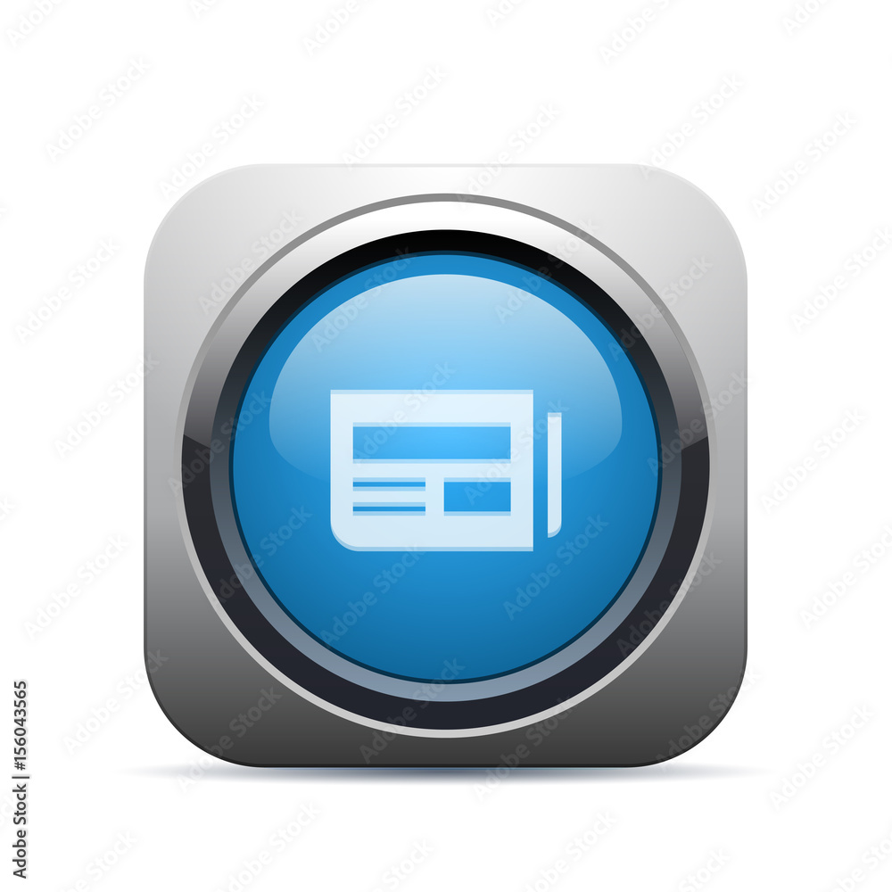 Square Push-Button - Vector Square Push-Button - Vector