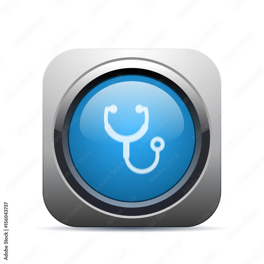 Square Push-Button - Vector Square Push-Button - Vector