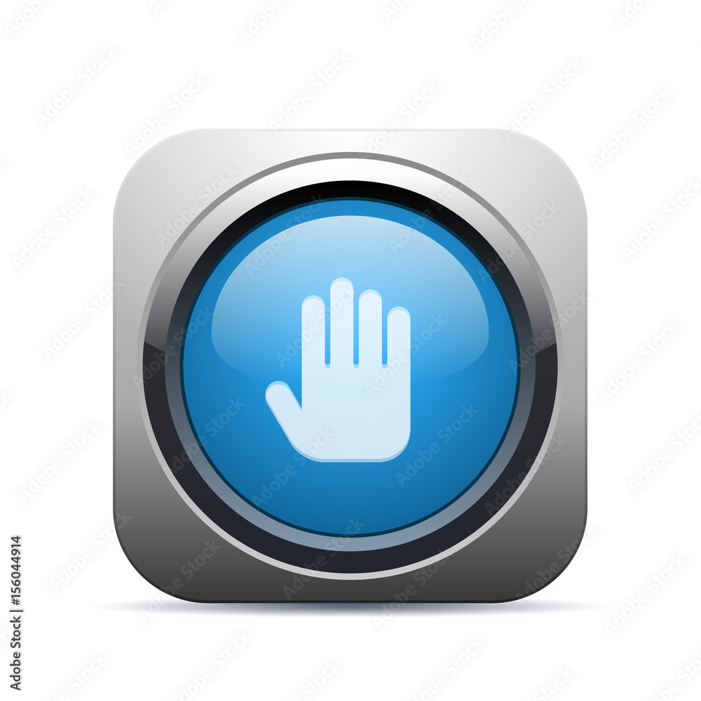 Square Push-Button - Vector Square Push-Button - Vector