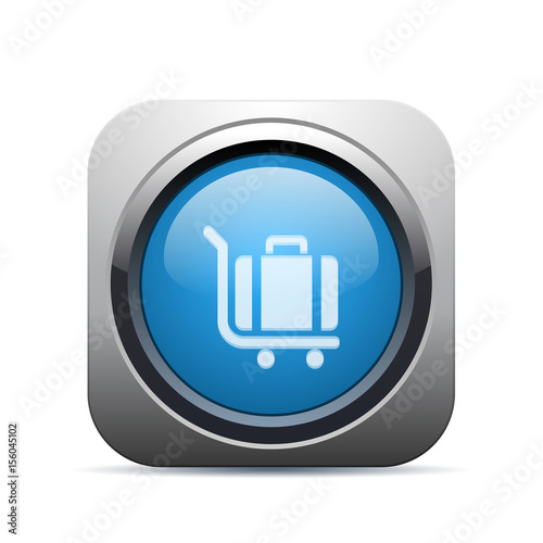 Square Push-Button - Vector