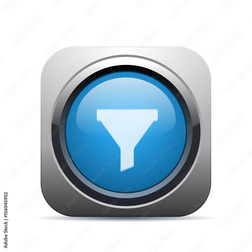 Square Push-Button - Vector Square Push-Button - Vector