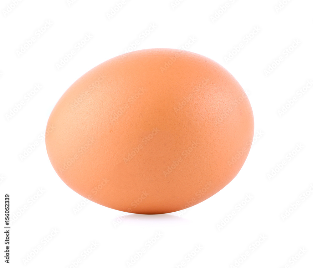 chicken egg isolated on white background. chicken egg isolated on white background.