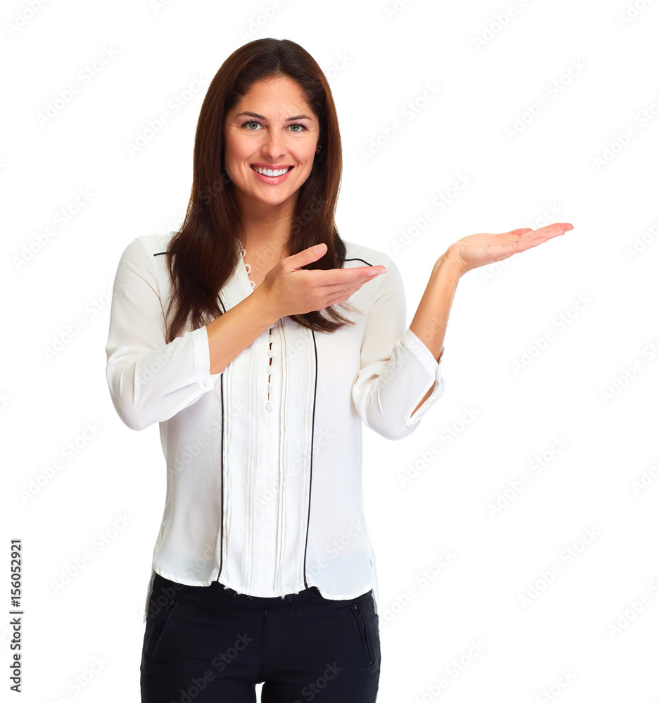 Business woman presenter