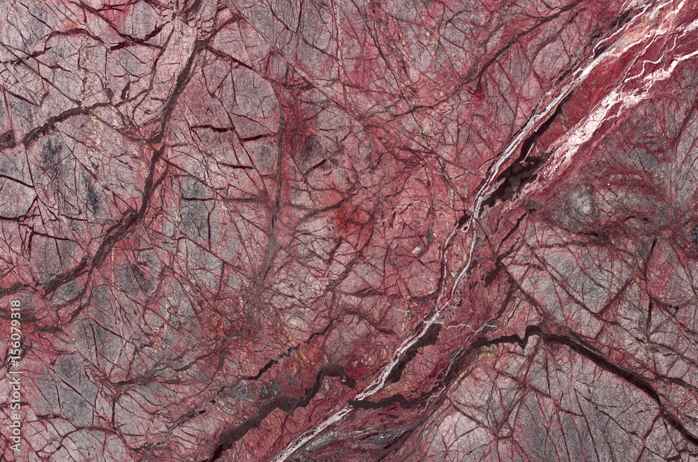 Naklejka premium Marble red yellow texture, abstract background