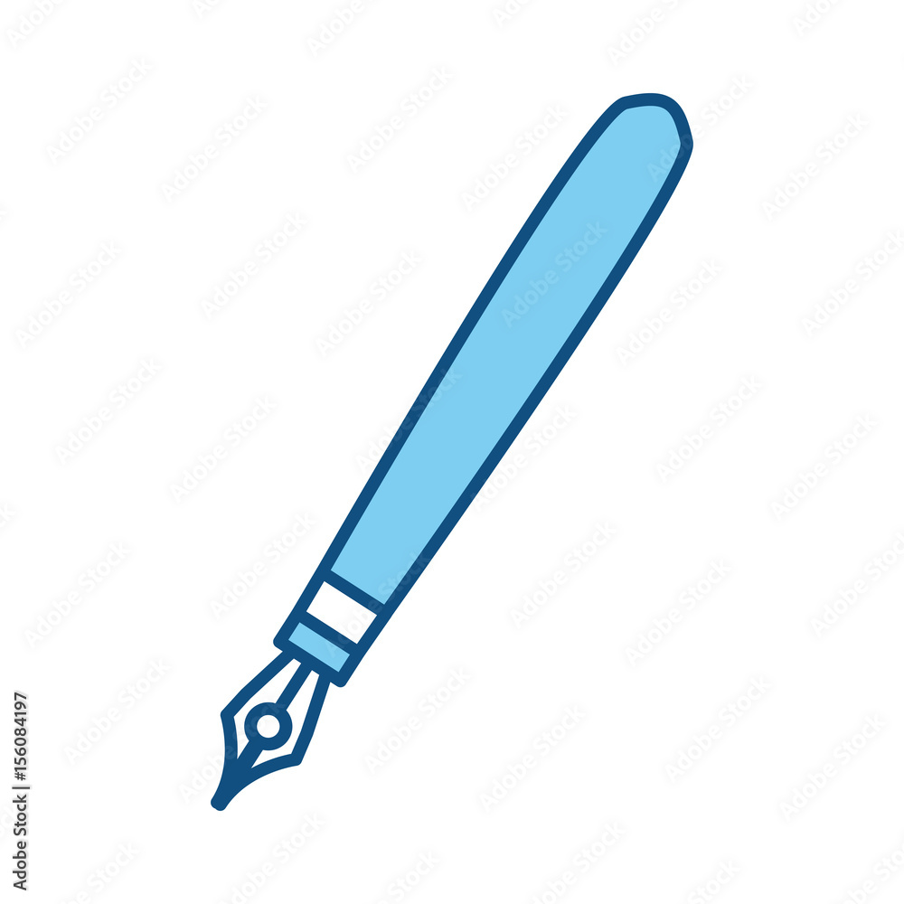 cute luxury pen object to write, vector illustration cute luxury pen object to write, vector illustration