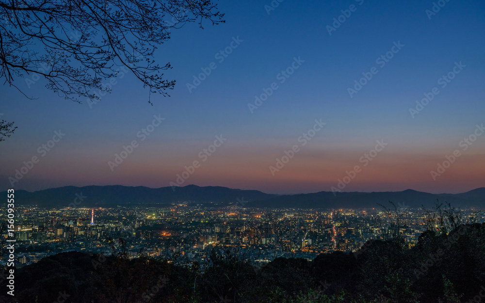 Fototapeta premium 京都の夜景