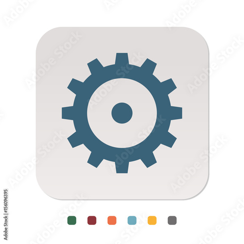 Papier Icon - Zahnrad Optionen