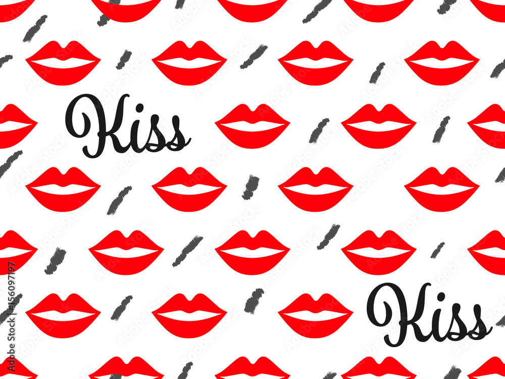 sexy lip seamless pattern vector background sexy lip seamless pattern vector background