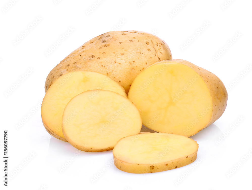 Potato isolated on white background. Potato isolated on white background.