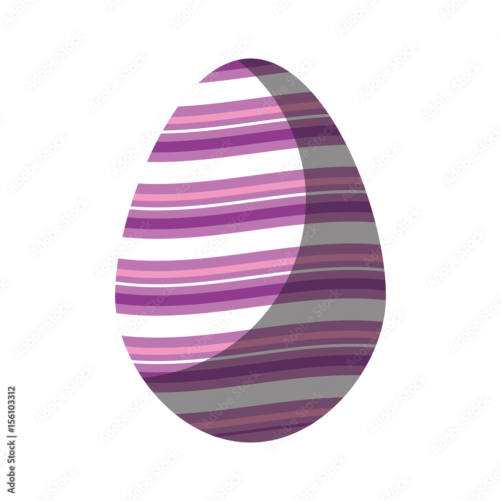 easter egg icon over white background. colorful design. vector illustration easter egg icon over white background. colorful design. vector illustration