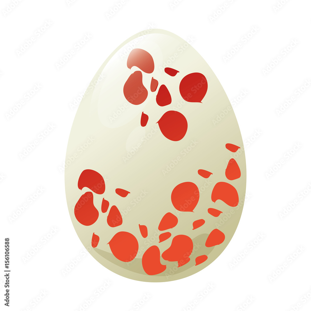easter eggs with circles shapes over white background. colorful design. vector illustration easter eggs with circles shapes over white background. colorful design. vector illustration