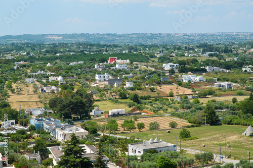 Panoramic view of Cisternino. Puglia. Italy. 