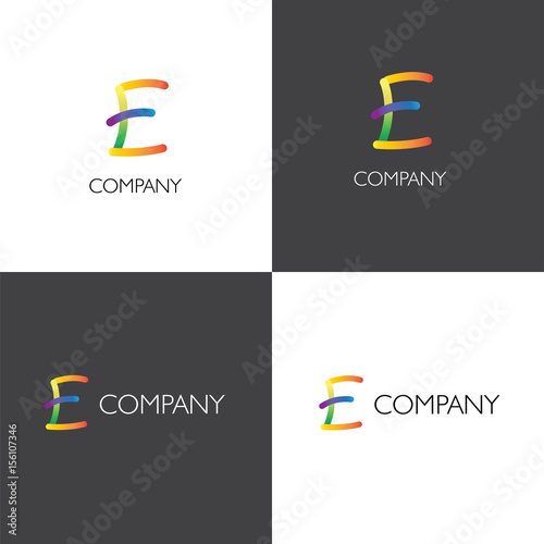 E letter company Logo