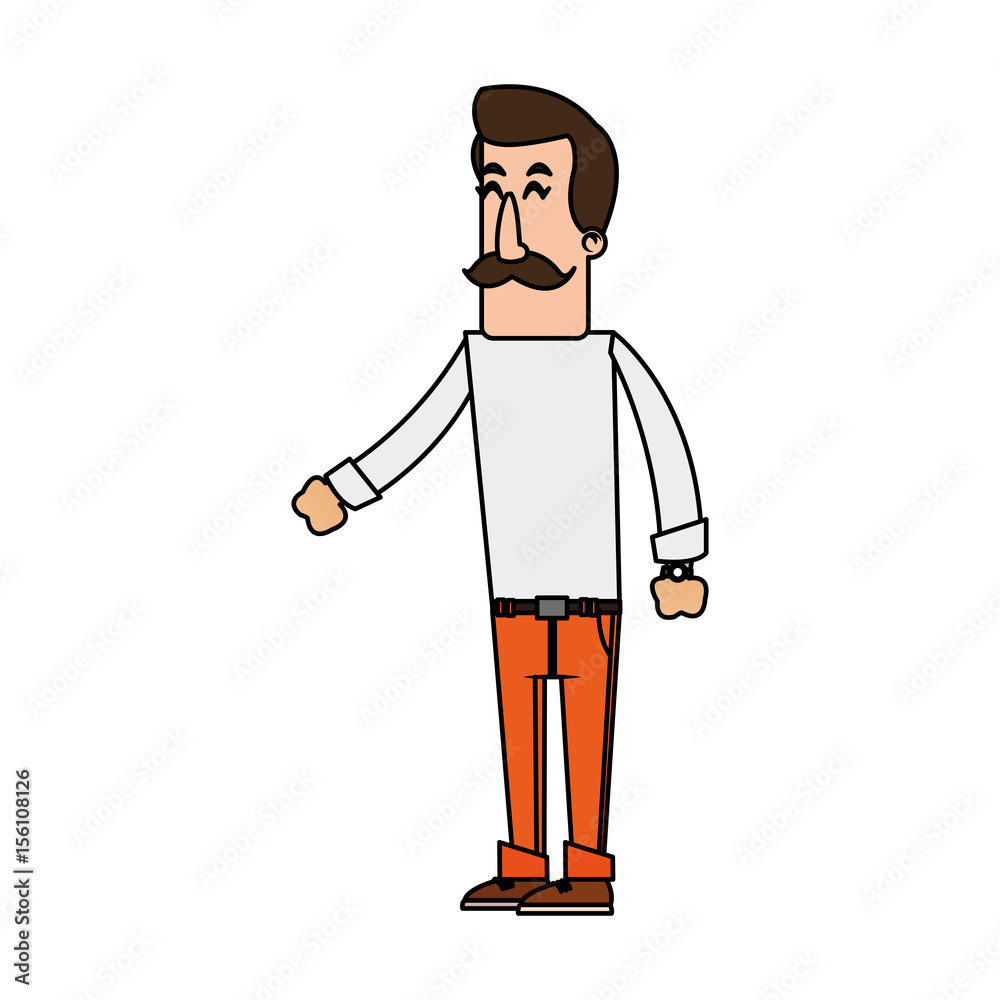 Cartoon man profile icon vector illustration graphic design Cartoon man profile icon vector illustration graphic design