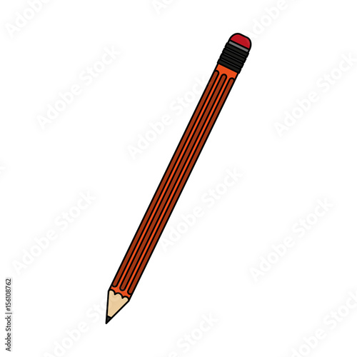 pencil eraser vector icon ilustration graphic desing