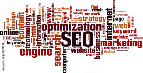 SEO word cloud