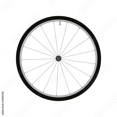 bicycle wheel vector

