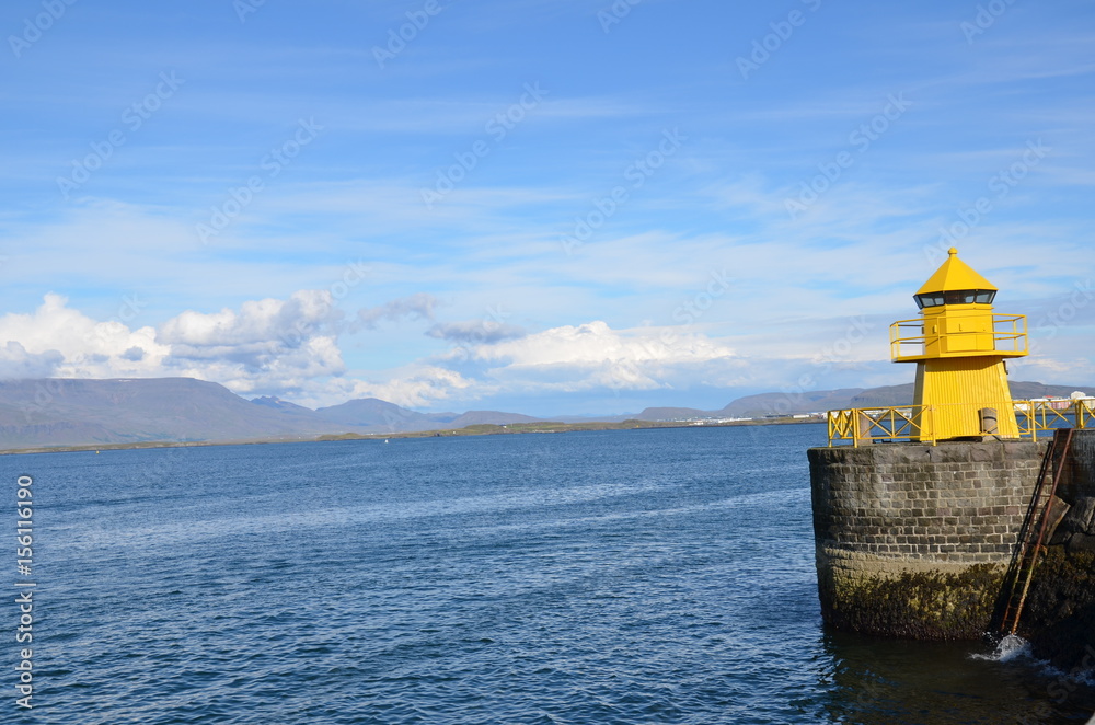 Light house in Reykjavik, Iceland