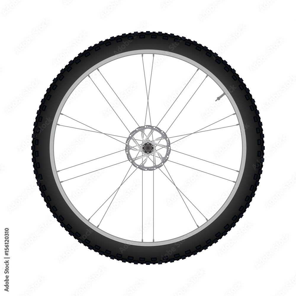 Bicycle Front Wheel with Disc Brake vector
Bicycle Front Wheel with Disc Brake vector