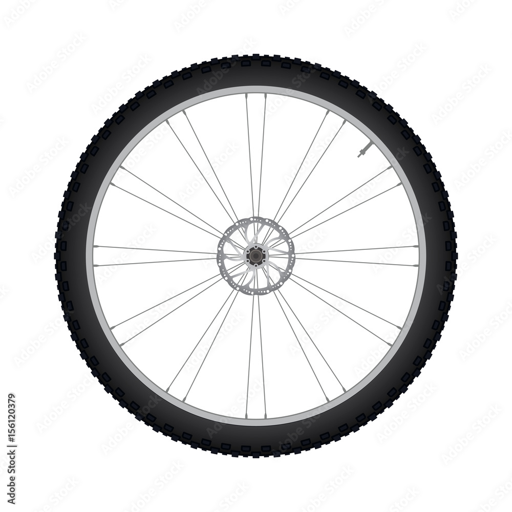 Bicycle Front Wheel with Disc Brake vector
Bicycle Front Wheel with Disc Brake vector