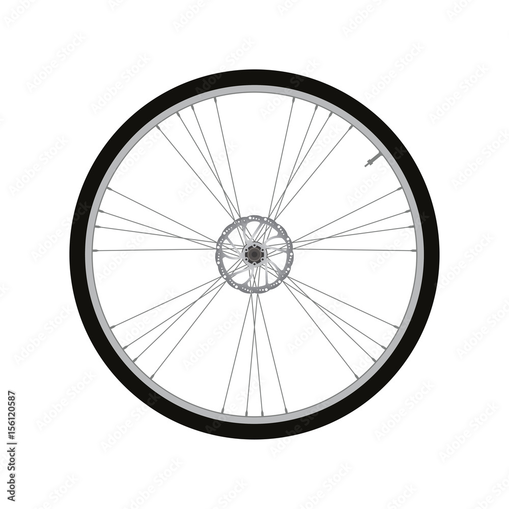 Bicycle Front Wheel with Disc Brake vector
Bicycle Front Wheel with Disc Brake vector