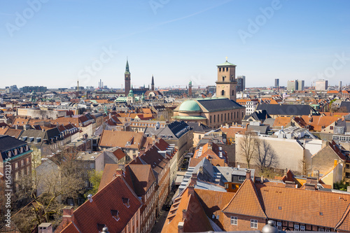 Wall Mural Copenhagen city Skyline in Denmark