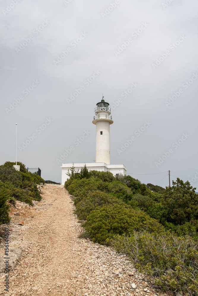Lighthouse at Cape Lefkatas, Greece