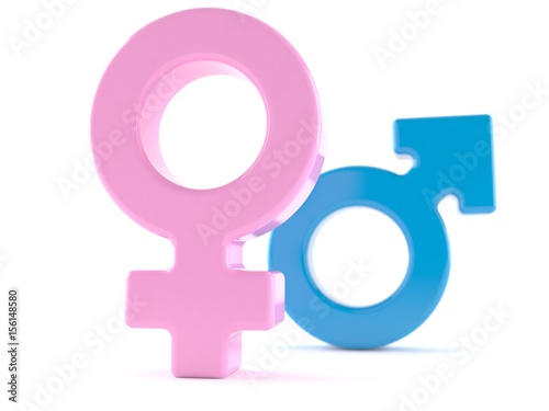 Male and female gender symbol