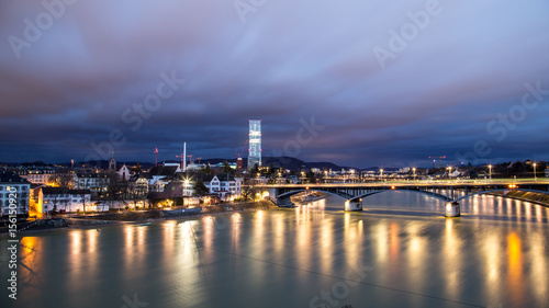 Panoramic view of Basel  Switzerland