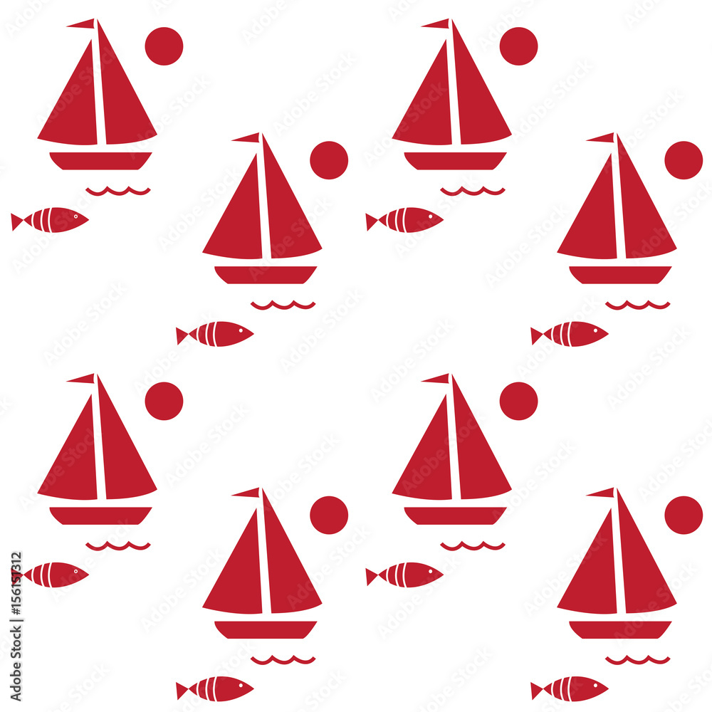 seamless boat pattern background seamless boat pattern background