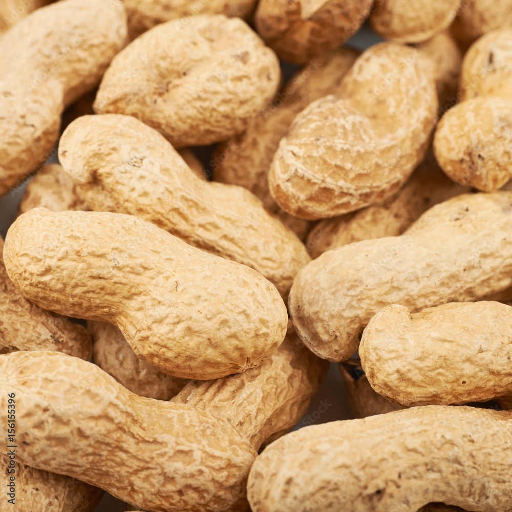 Surface coated with peanuts Surface coated with peanuts