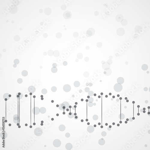 Abstract futuristic  DNA
