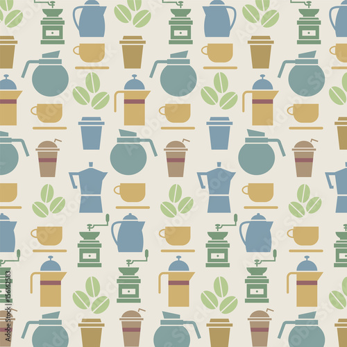 Coffee Lover Background Vector Illustration