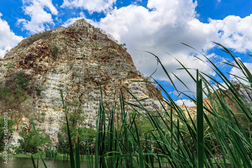 Landscape of Mountain Ratchaburi Thailand photo