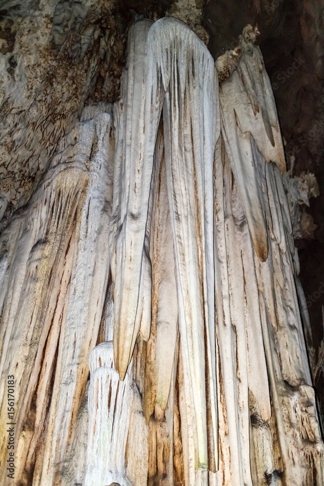 stalactite in cave stalactite in cave