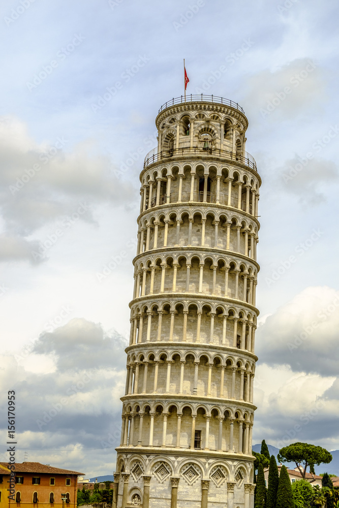 The Leaning Tower of Pisa,  Tuscany, Italy,