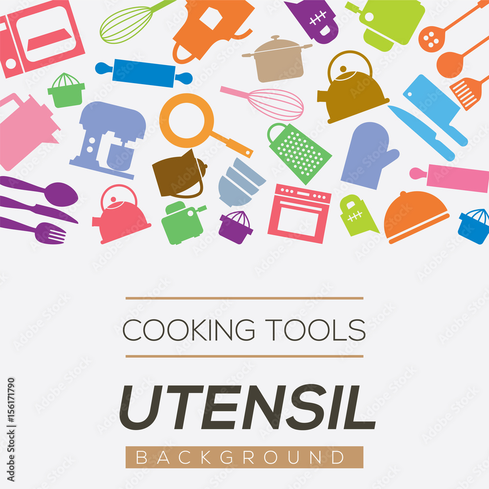 Cooking Tools And Utensil Background Vector Illustration Cooking Tools And Utensil Background Vector Illustration