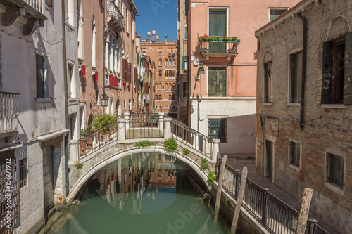 Venetian canal bridge