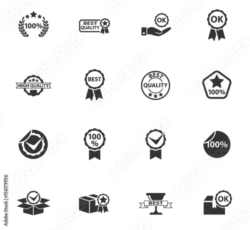 quality icon set